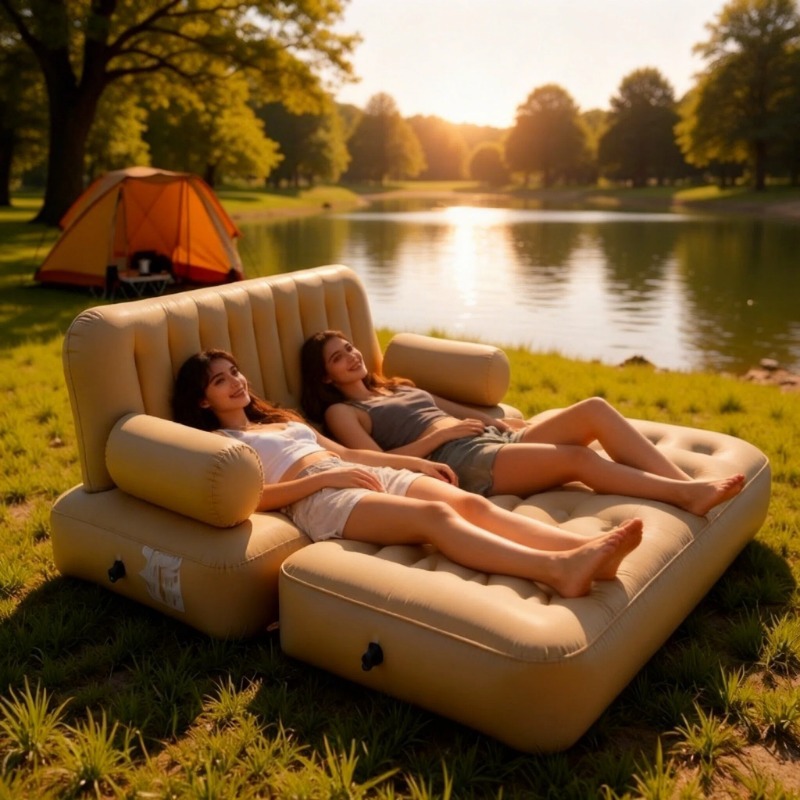 Outdoor Inflatable Foldable So – обзор и цена Camping Cot Foldable